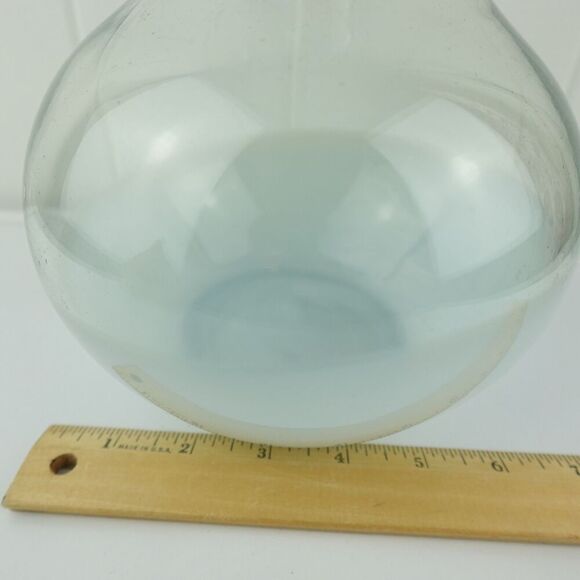 Verve Culture Hand Blown Glass Carafe Made In Jalisco Mexico Frosted Bottom - Picture 8 of 8